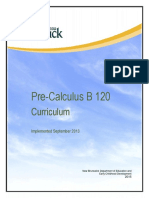 Pre-CalculusB120 Syllabus New Brunswick Canada