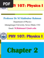 PHY 101 General Physics I PDF | PDF