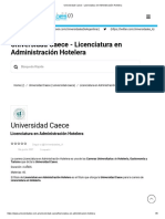 Universidad Caece - Licenciatura en Administración Hotelera