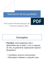 2.)Taxonomía de Los Parásitos