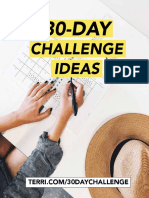 30 Day Challenge Ideas