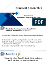 Importance of Qualitative Research Across Fields