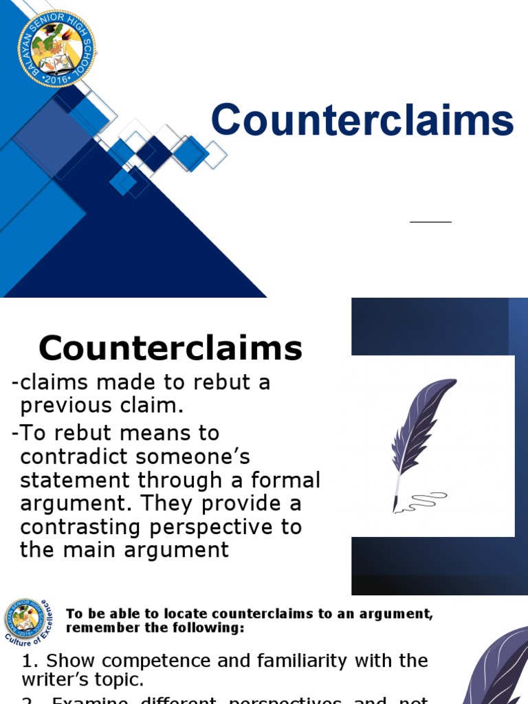 Reading and Writing Module 3Part 2Counterclaims PDF