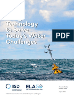 Using Technology Solve Water Challenges