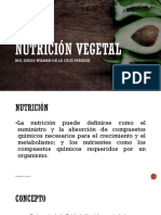 2.3. Nutrición Vegetal