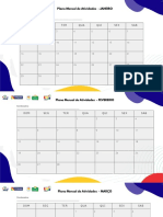 Plano Mensal de Atividades