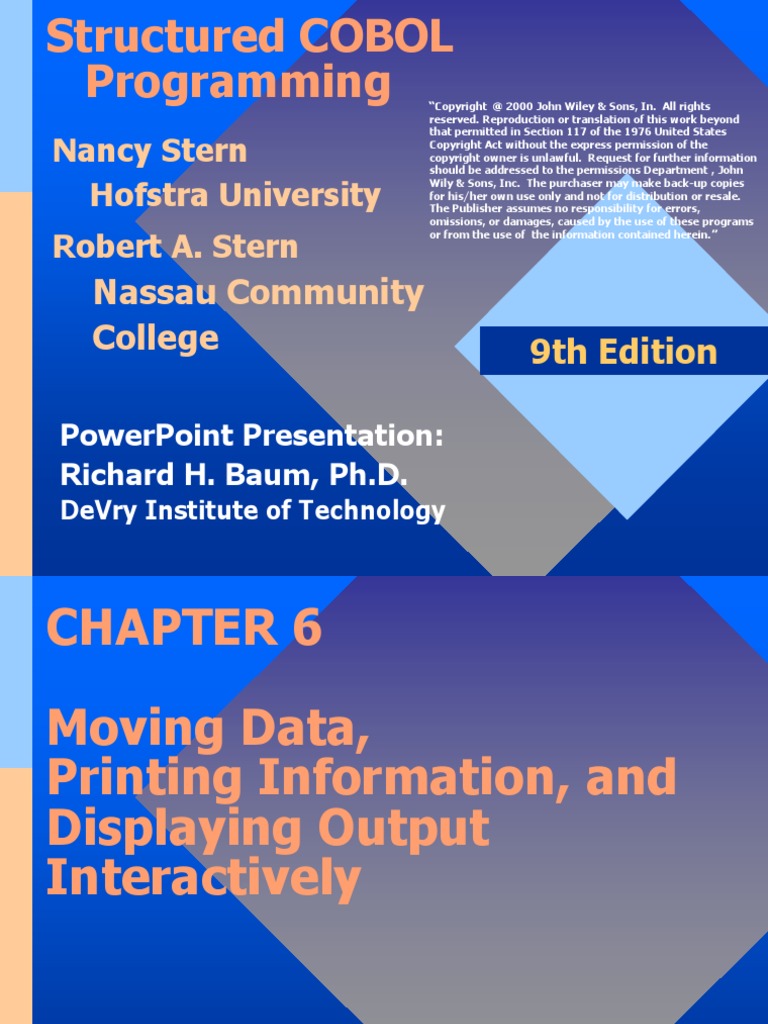 Nancy Stern Hofstra University Robert A. Stern: Nassau Community ...