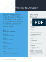 Send Inventory To Amazon Checklist