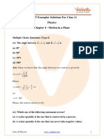 NCERT Exemplar For Class 11 Physics Chapter 4