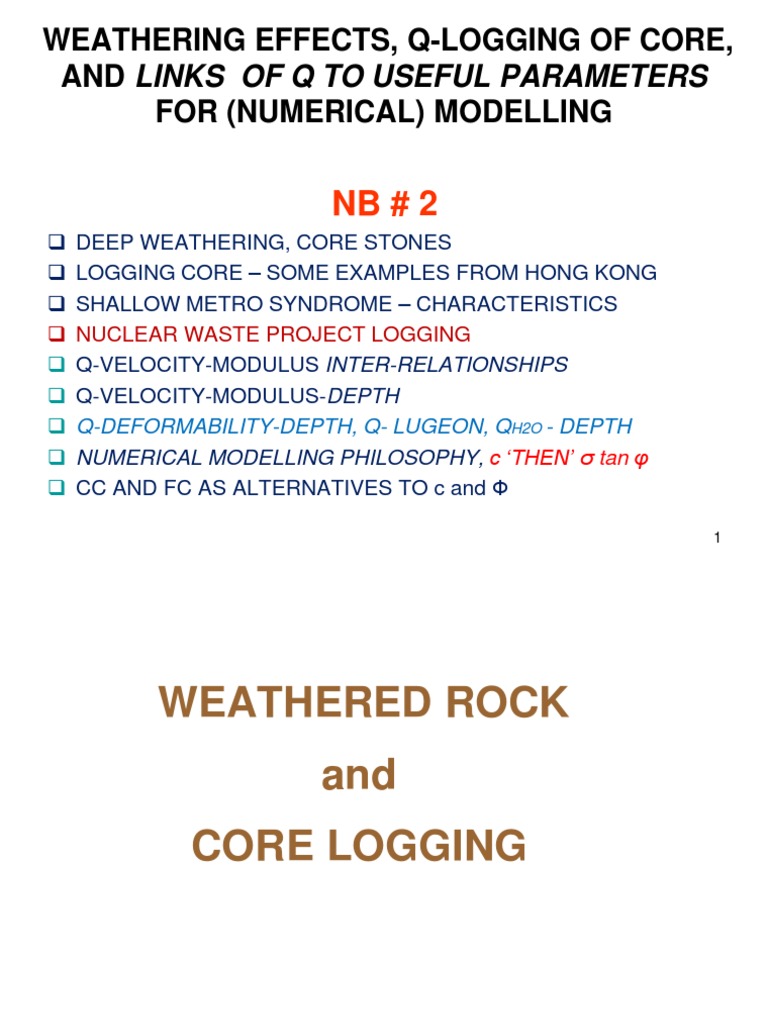 MEXICO '13 NB2 Q-Core Logging, Q-Parameter Linkages 98 Screens | PDF