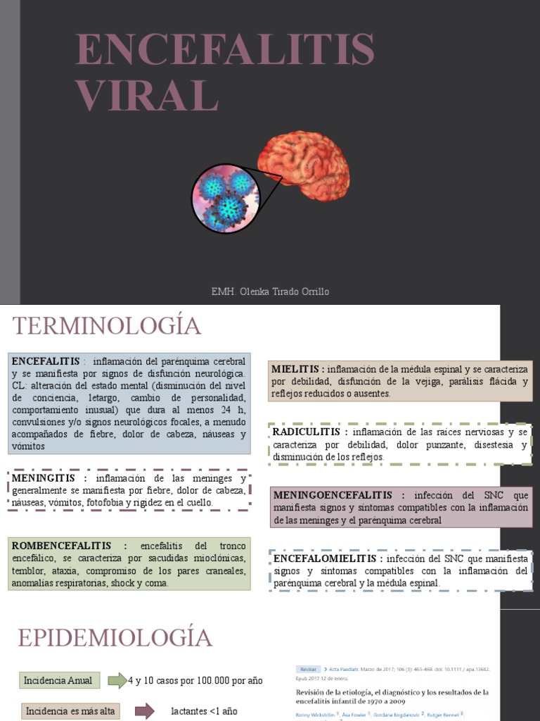Encefalitis Viral: Causas y Diagnóstico | PDF