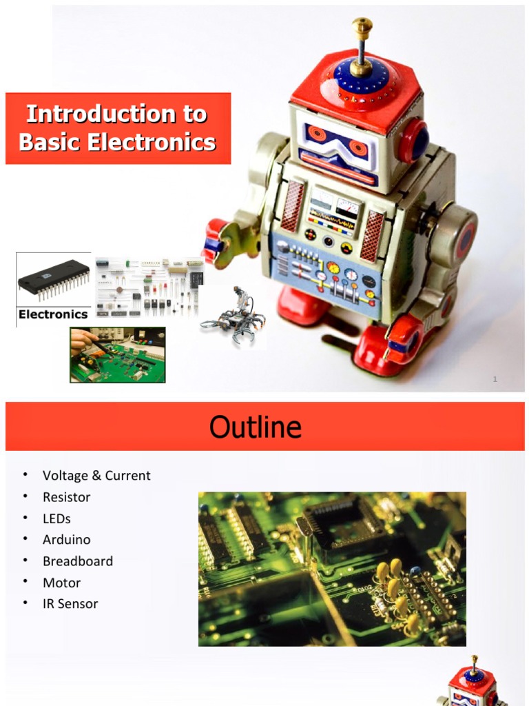 Introduction to Basic Electronics | PDF | Voltage | Electric Current