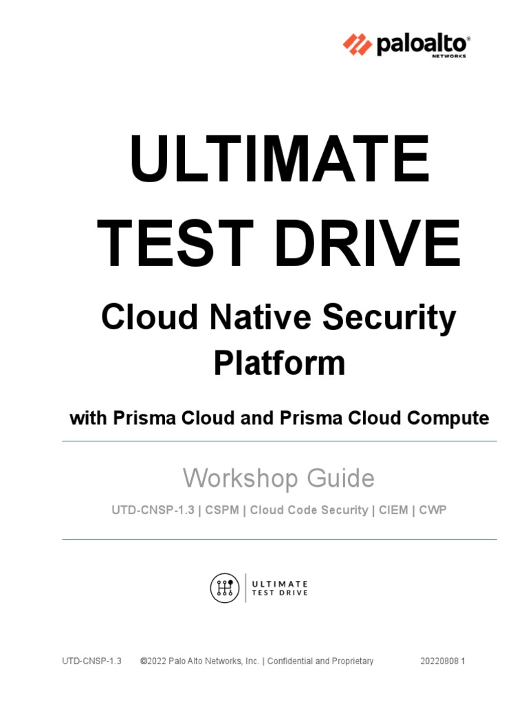 Cloud Security Workshop Guide | PDF