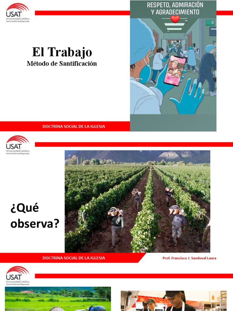 Doctrina Social de la Iglesia y Trabajo | PDF | Jesús | Iglesia Católica