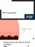 Quiz Bar operations