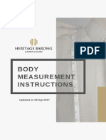 Body Measurement Instructions 092821