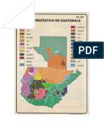 Mapa Linguistico de Guatemala