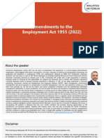 Amendments To The EA 1955