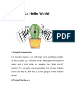 Project 1 Hello World