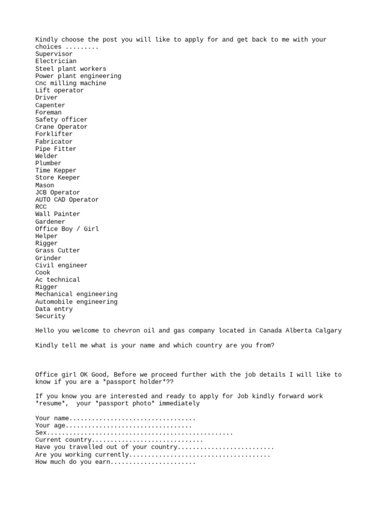 Job Offer | PDF