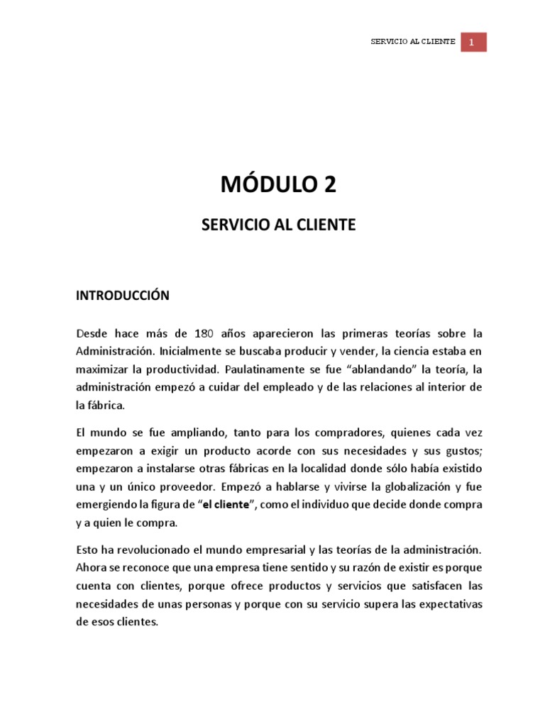 Manual de Atencion Al Cliente01 | PDF | Cliente | Servicio al Cliente