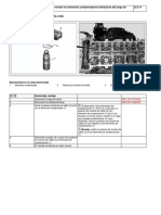 Desmontar y montar los elementos compensadores hidráulicos del juego de válvulas (1)