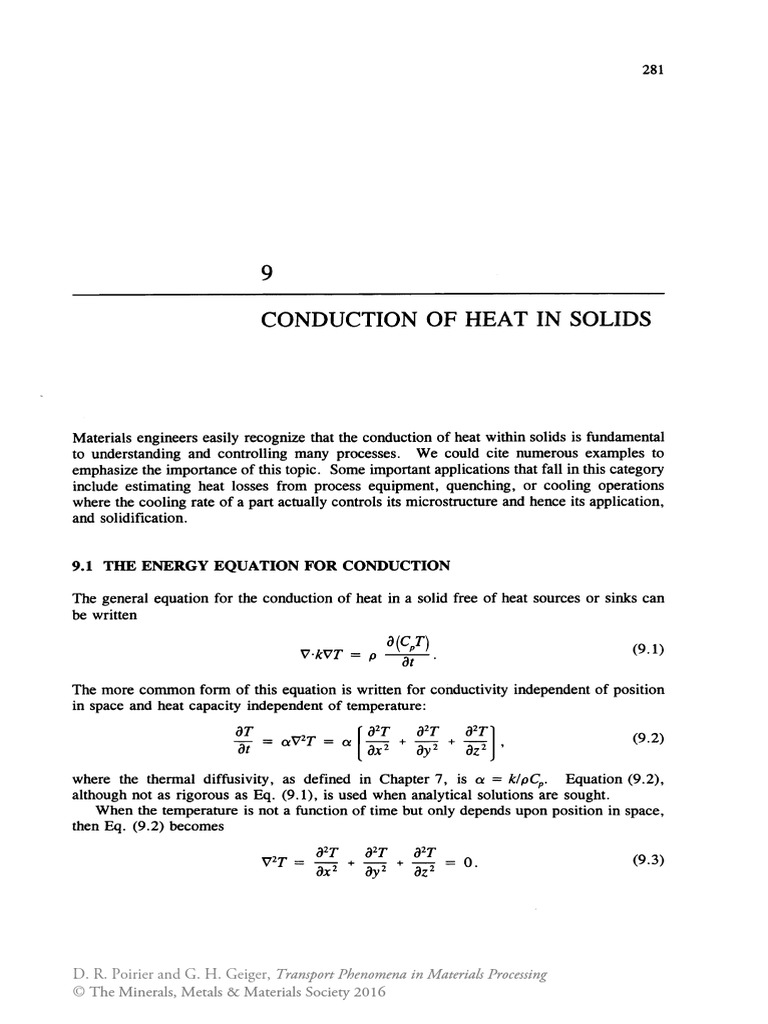Heat Conduction in Solids | PDF | Thermal Conduction | Heat Transfer