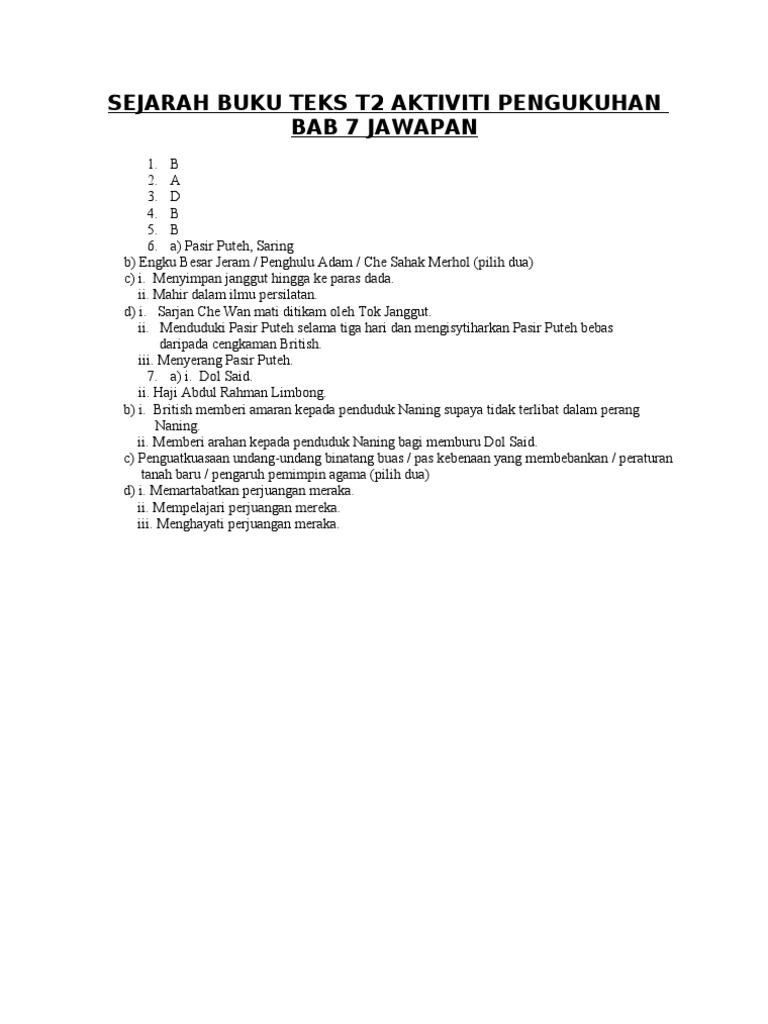Jawapan Buku Latihan Ask Tingkatan 2 - F44mo4ow