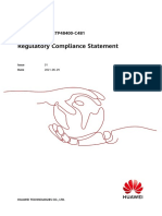 ETP48600-C5B1, ETP48400-C4B1 V100R002 Regulatory Compliance Statement