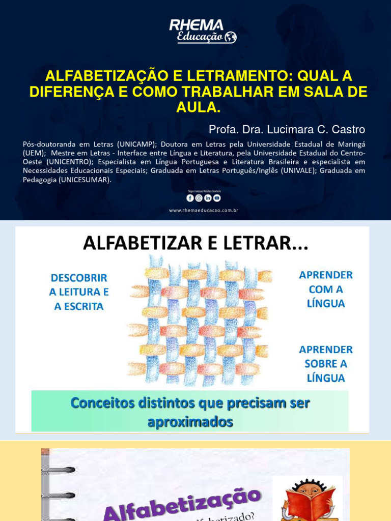 Alfabetizacao e Letramento | PDF
