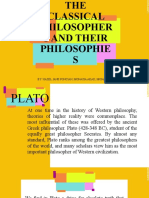 The Classical Philosophers and Their Philosophies