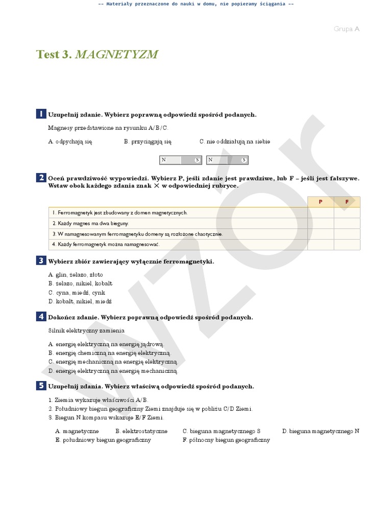 Spotkanie z fizyk klasa 8 dzia 3 sprawdzian pdf