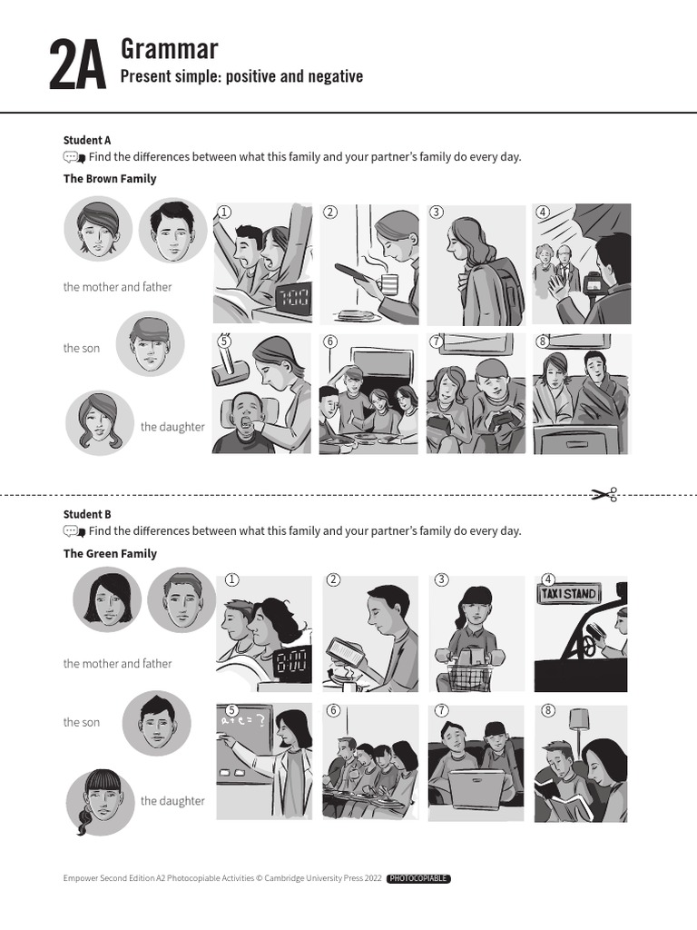 A2 Grammar and Vocabulary Activities | PDF