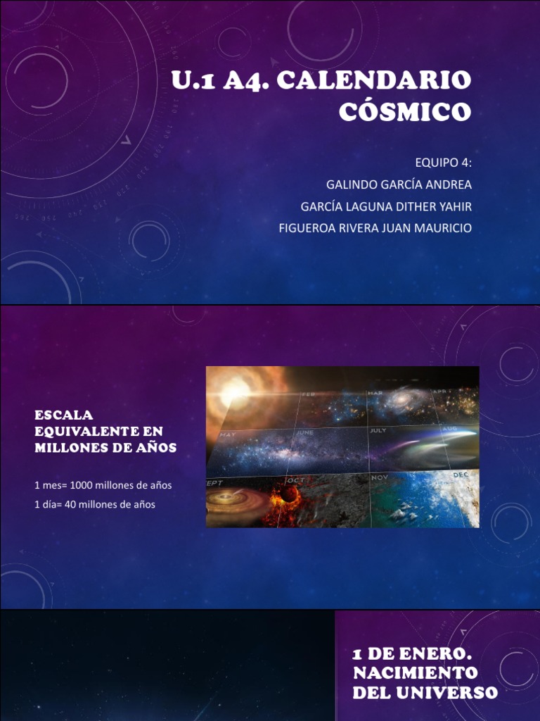 A4. Calendario Cósmico PDF