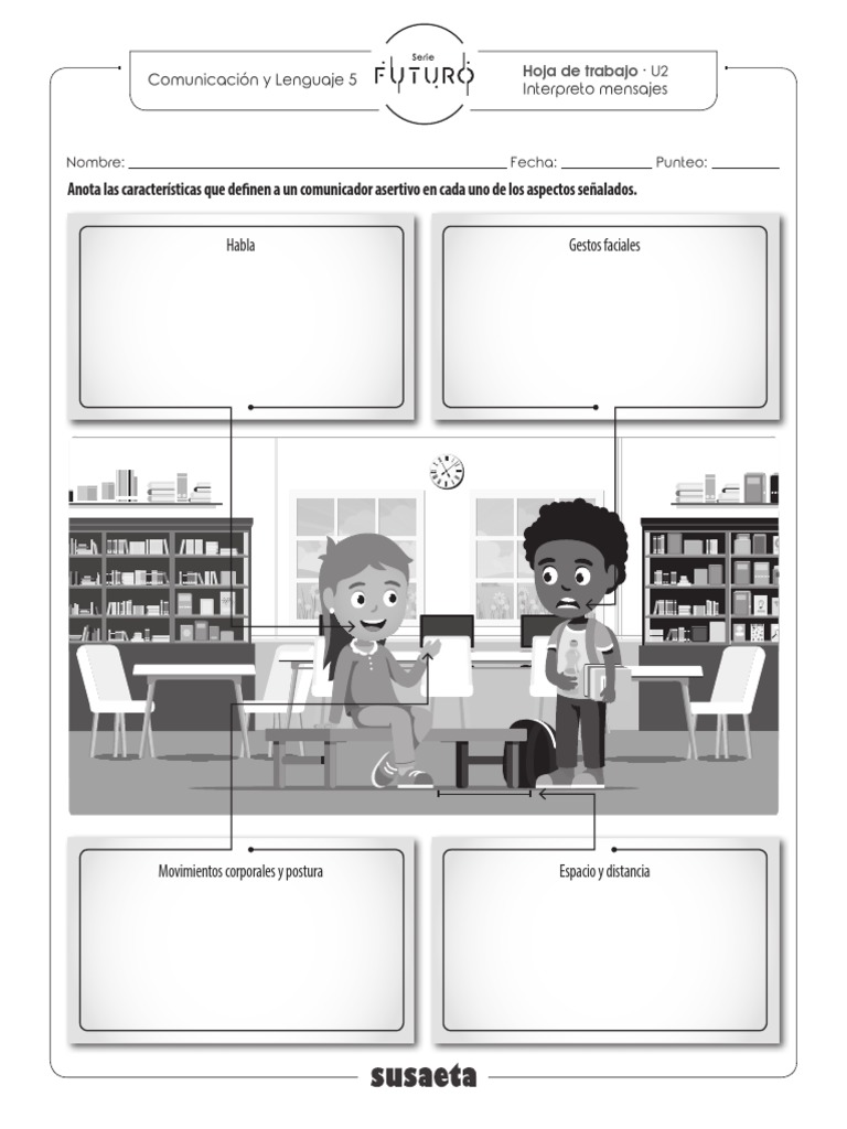 Hoja de Trabajo sobre Gestos y QQCCDP | PDF | Artes del Lenguaje y ...
