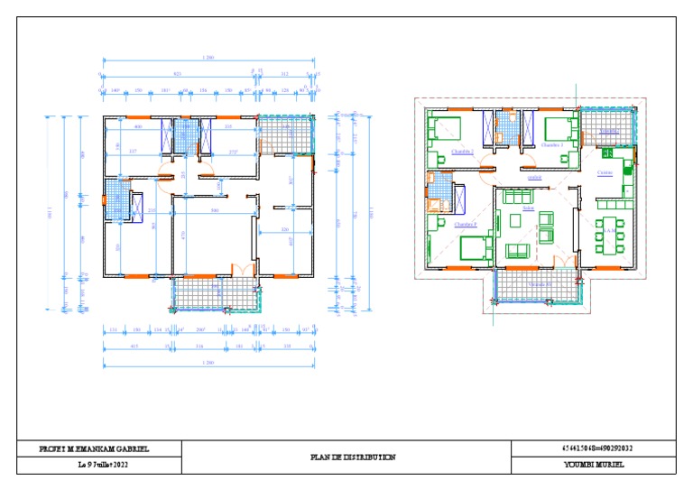 Plan de distribution d'une maison | PDF