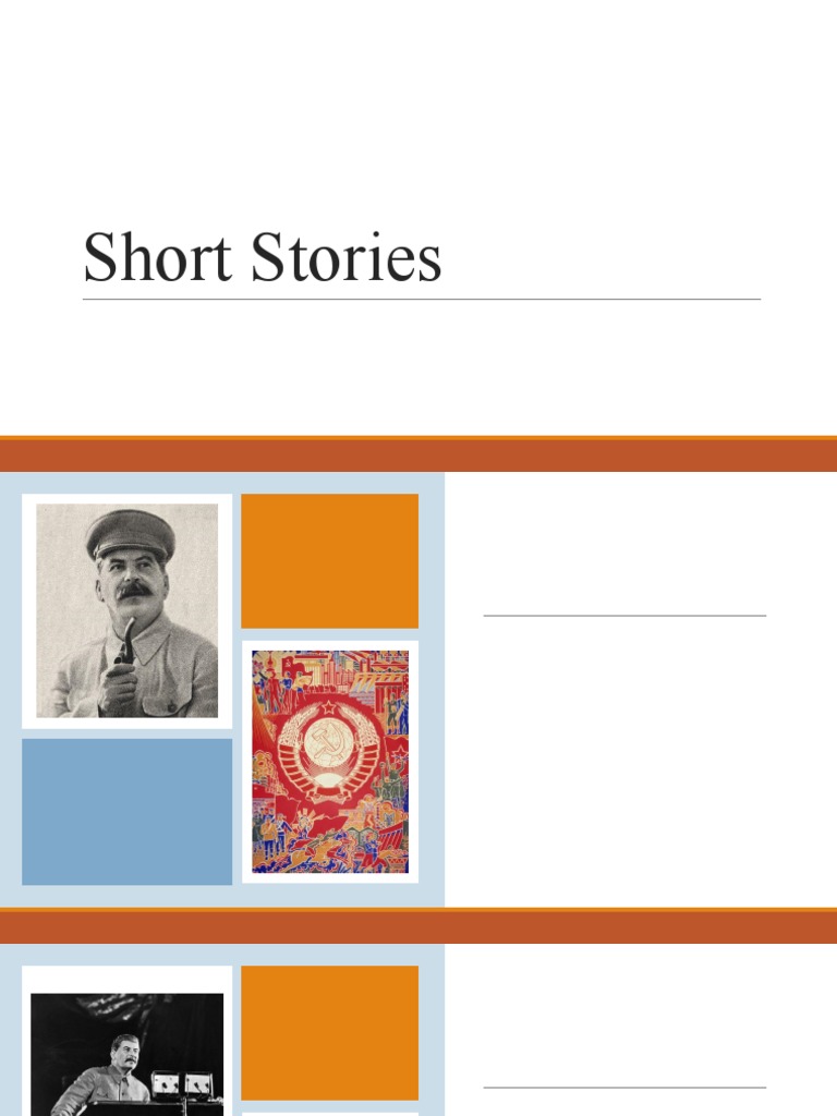 Short Story Presentation 2023 PDF