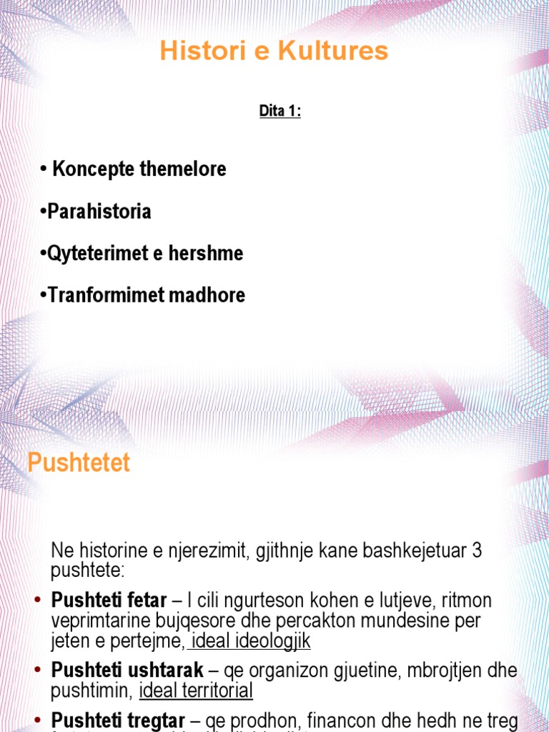 Histori e Kultures 1 PDF