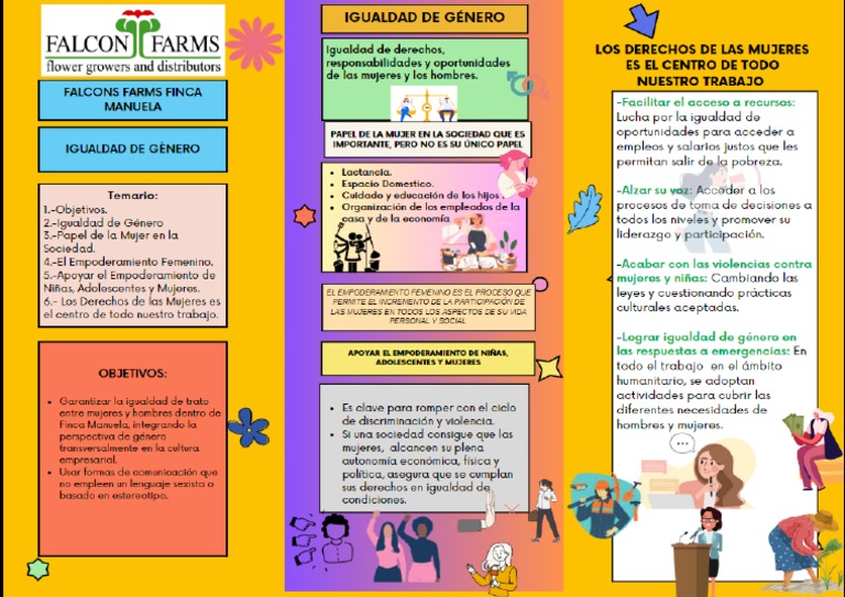 Triptico Igualdad de Género 2023 T.S. | PDF