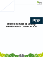 Estudio Roles Genero Publicidad. Instituto Federal de Telecomunicaciones