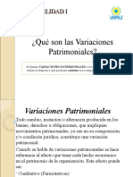 Variaciones Patrimoniales