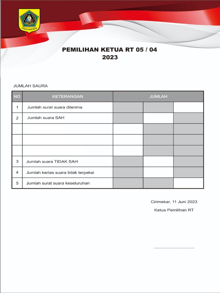Jumlah Suara | PDF