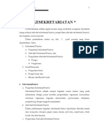 Materi Kesekretariatan