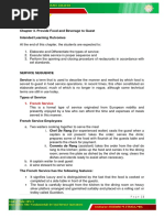 Table Clearing Procedures for Waitstaff | PDF | Tableware | Eating ...