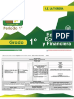 Educación Económica y Financiera - 1° Periodo I.E. La Tigrega.