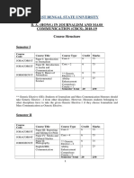 JOURNALISM & MASS COMMUNICATION HONOURS CBCS Draft Syllabus