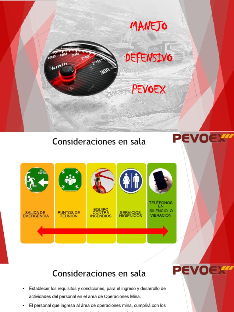 Manejo Defensivo en Operaciones Mineras | PDF | Seguridad y salud ...