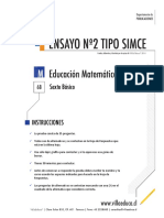 Ensayo2 Simce Matematica 6basico 2014 Forma B