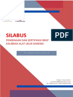 Silabus Penawaran Training Alat Ukur Dimensi