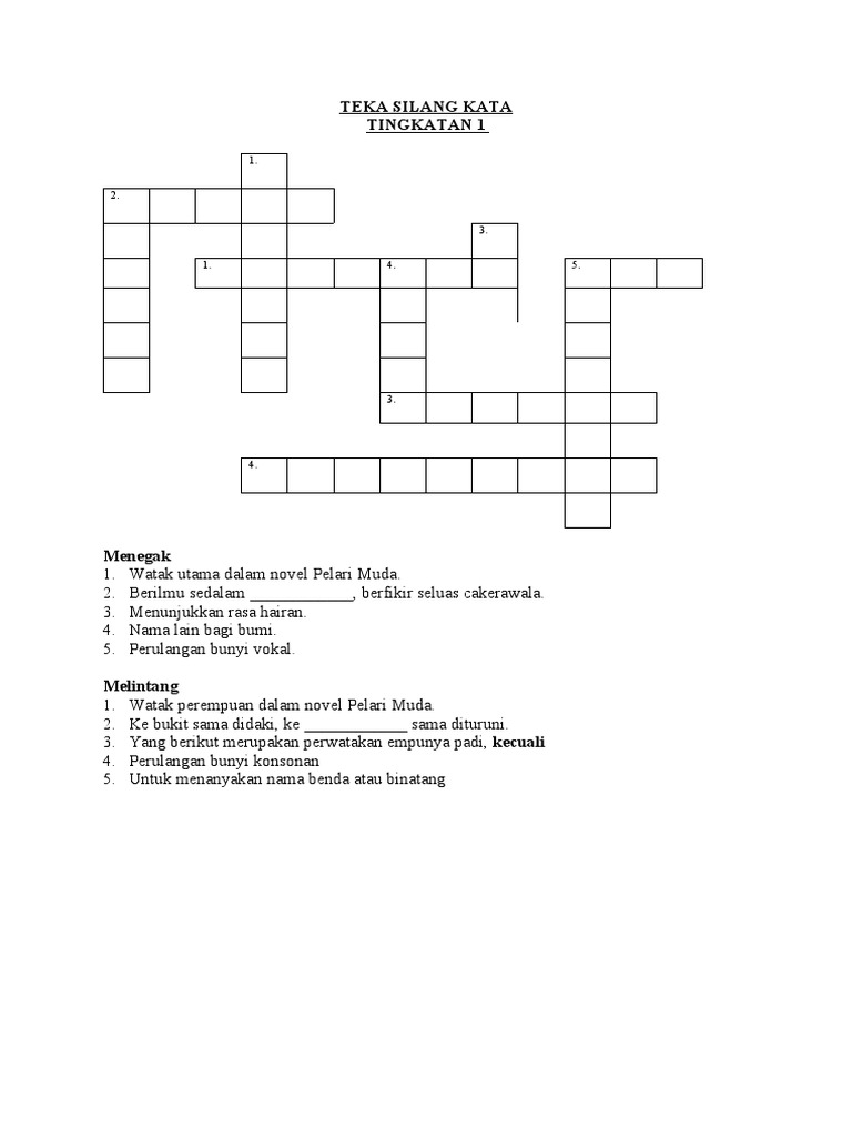 Teka Silang Kata | PDF